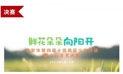 淮安市第四届“十佳风采少年”评选活动决赛顺利举行